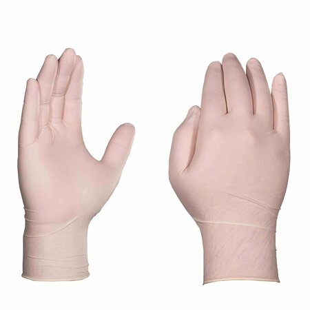 X3 LX3, Latex Disposable Gloves, 3 mil Palm, Latex, Powder-Free, XL, 1000 PK, Ivory LX348100